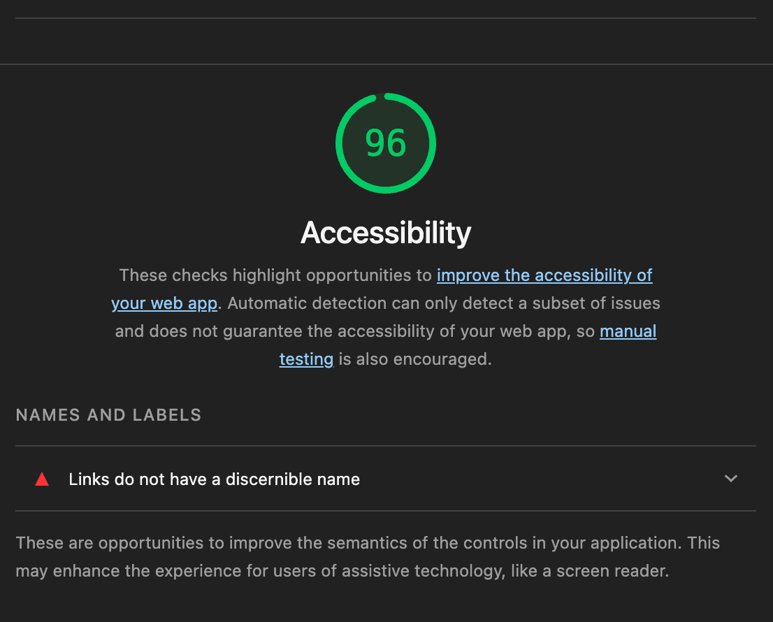 Accessibility Report